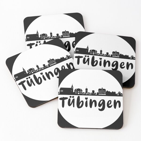Item preview, Tuebingen, silhouette, skyline, white, circle designed and sold by theherbst131313.