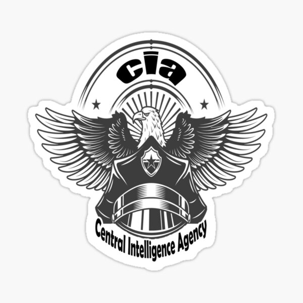 Cia Central Intelligence Agency Sticker For Sale By Militarypatch