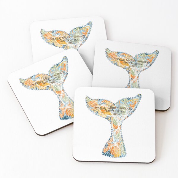 Aperçu de l'œuvre Queue de baleine, string art, Wiggle, wiggle, wiggle créée et vendue par DebbieJoyArt.