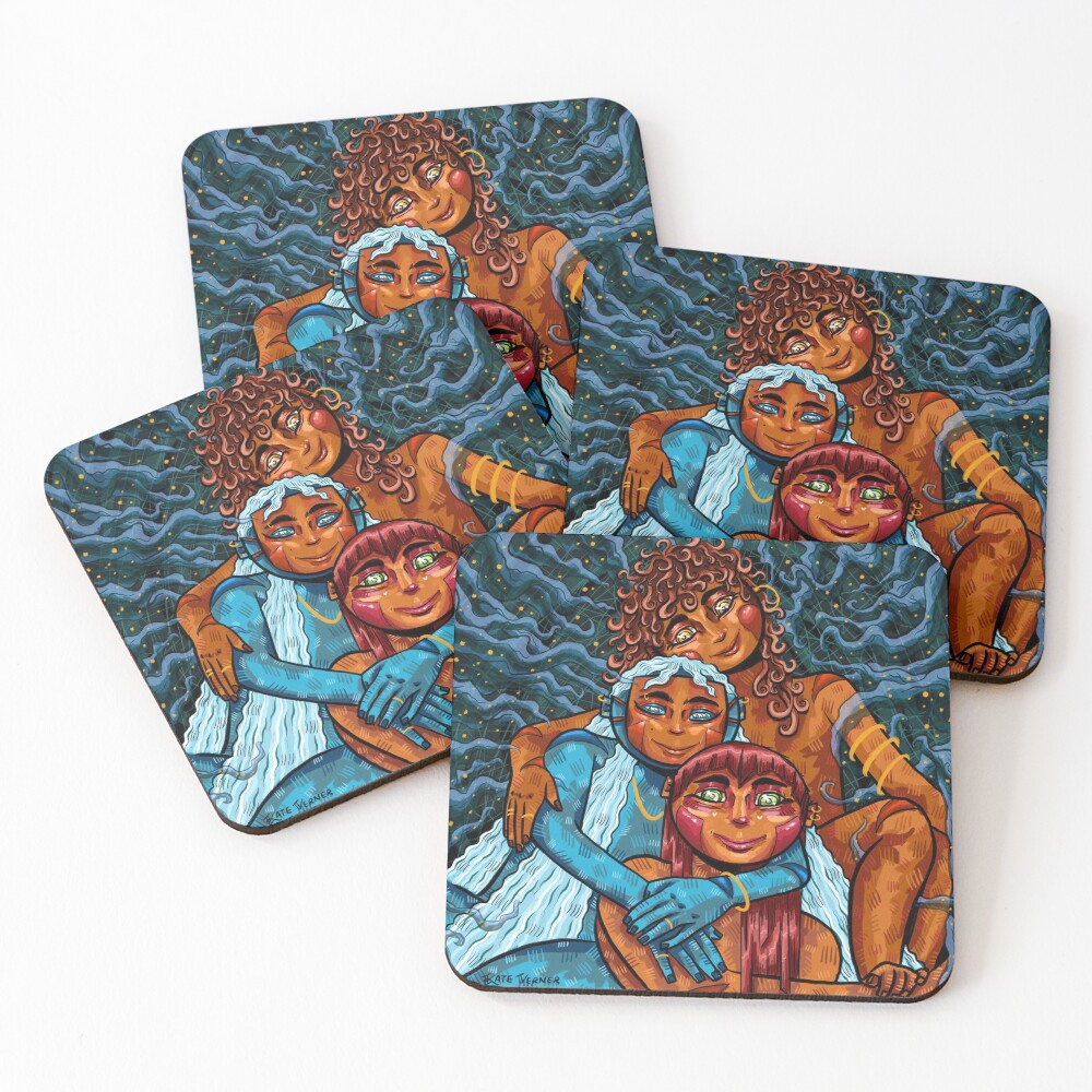 Item preview, Coasters (Set of 4) designed and sold by KateVerner.