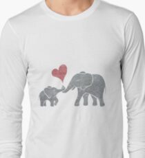 Elephant Hugs Long Sleeve T-Shirt