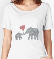 Elephant Hugs Women's Relaxed Fit T-Shirt