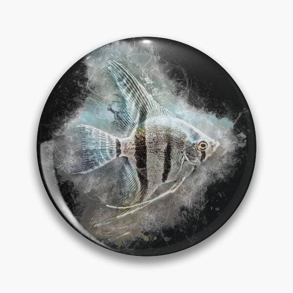 Item preview, Scalar blue - Pterophyllum scalare designed and sold by AquariumLutter.