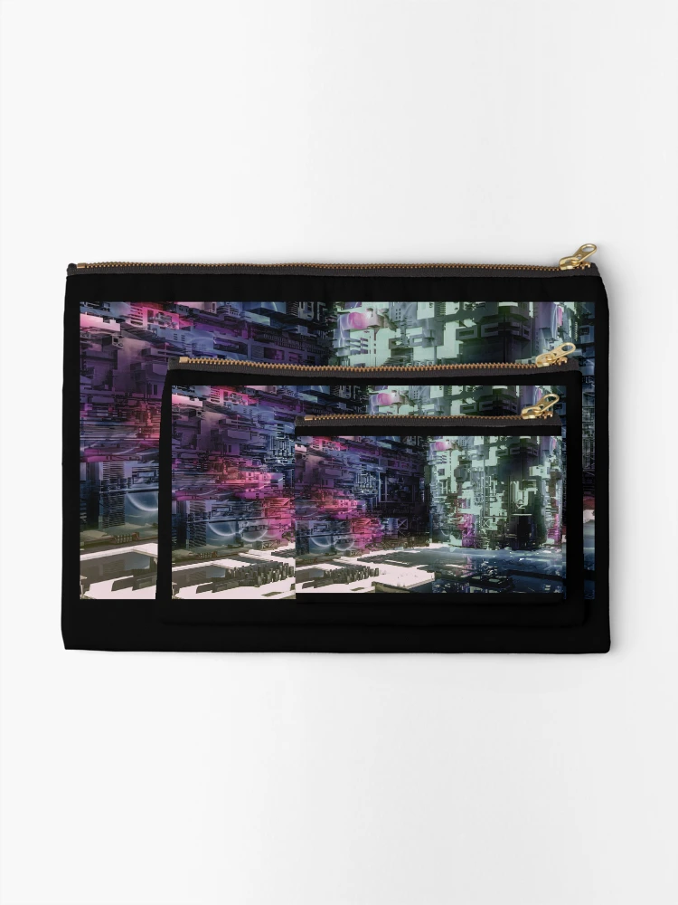 Thumbnail 2 of 4, Zipper Pouch, Tech Stimulo designed and sold by TrueSignDesign.