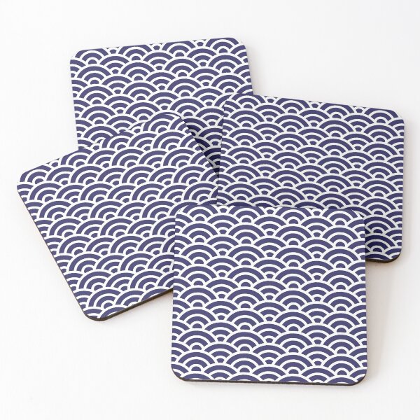 Item preview, KONKIKYO 204 Seigaiha Waves - Energetic Ver. | Japanese Pattern Wagara designed and sold by Polariszero.