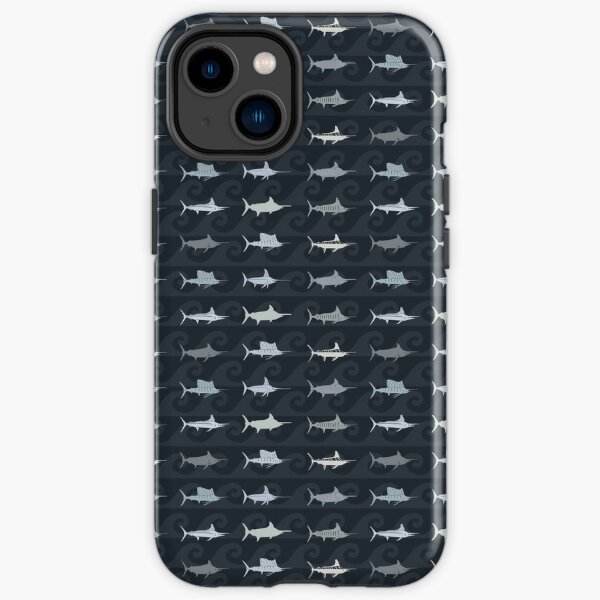 Compact Marlin Billfish Print / Montage iPhone Tough Case