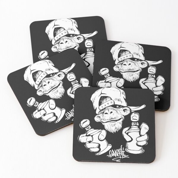 Item preview, T-SHIRT, graffiti monkey; street art, street fashion designed and sold by NOURnina.