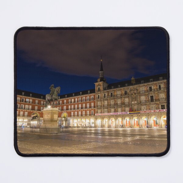 Item preview, Bright Midnight - Plaza Mayor in Madrid Spain designed and sold by Georgia Mizuleva.