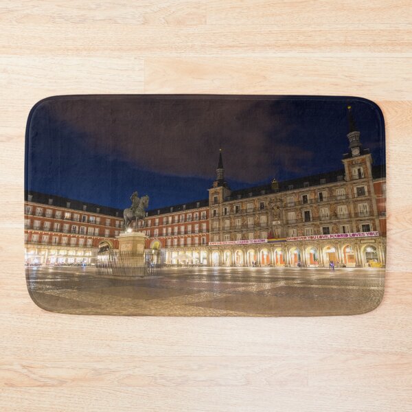 Item preview, Bright Midnight - Plaza Mayor in Madrid Spain designed and sold by Georgia Mizuleva.