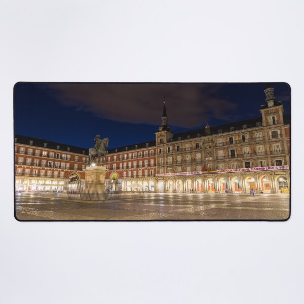 Item preview, Bright Midnight - Plaza Mayor in Madrid Spain designed and sold by Georgia Mizuleva.