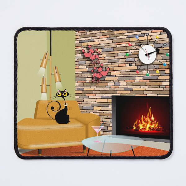 Item preview, Fireside Kitty designed and sold by Jeffrey Coleson.