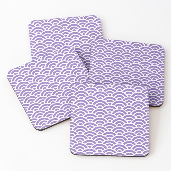 Item preview, FUJIMURASAKI 208 Seigaiha Waves - Energetic Ver. | Japanese Pattern Wagara designed and sold by Polariszero.