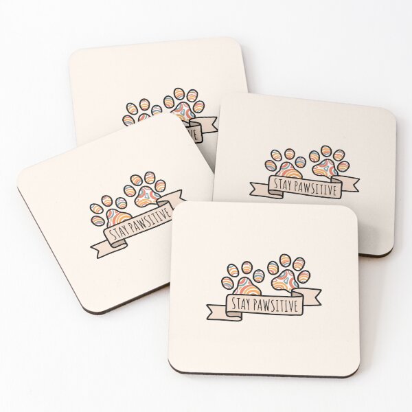 Item preview, Pawsitive Vibes Dog Paws with Quote designed and sold by doodella.