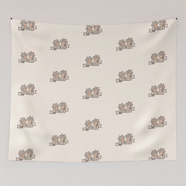 Item preview, Pawsitive Vibes Dog Paws with Quote designed and sold by doodella.