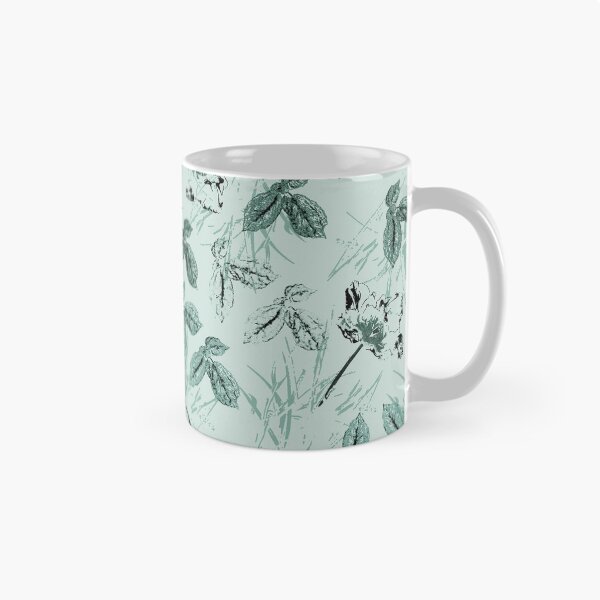 Item preview, Georgiana Floral in soft pine green tint designed and sold by ncxadair.