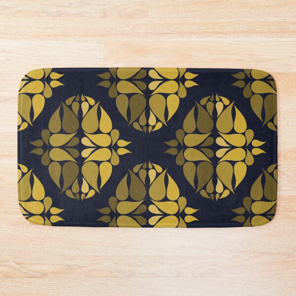 Item preview, Black and gold African tribal textile pattern art. designed and sold by DADA635.
