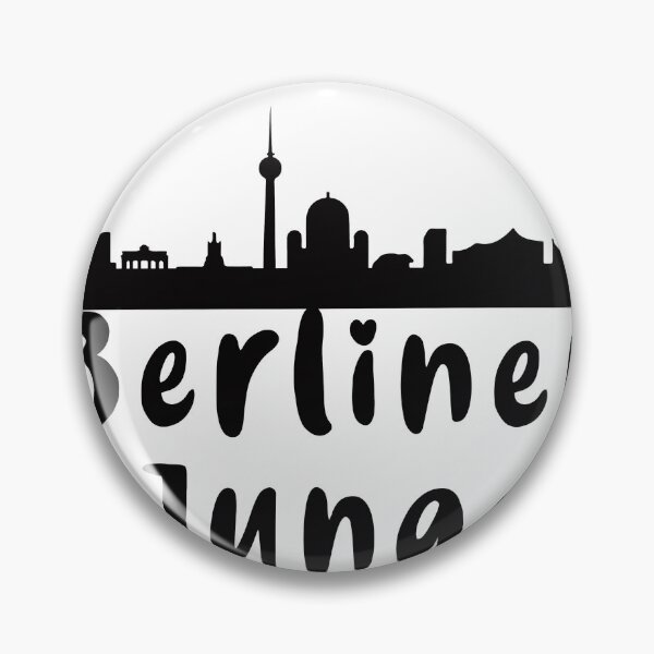 Artikelvorschau, berliner junge,scherenschnitt,skyline,rosa, weiss entworfen und verkauft von theherbst131313.