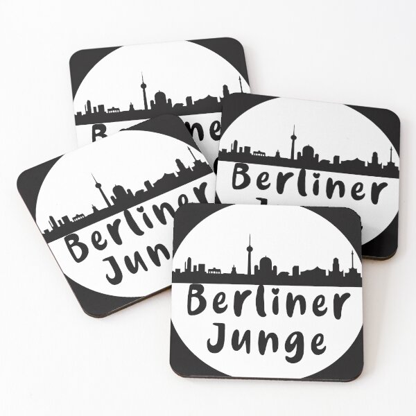 Artikelvorschau, berliner junge,scherenschnitt,skyline,rosa, weiss entworfen und verkauft von theherbst131313.