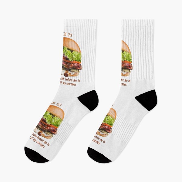 Item preview, Psalm 23 Verse 5 - He Prepares A Table Before Me In The Presence Of My Enemies , Burger designed and sold by MJDezigns.