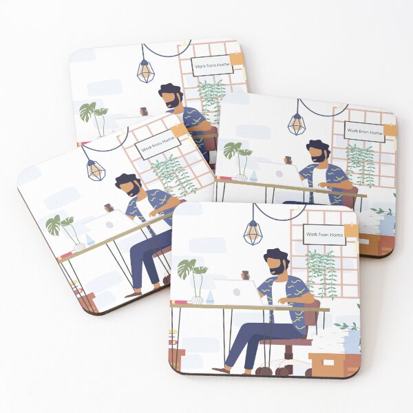 Item preview, Work from Home with Laptop | Online Conference} Covid-19 designed and sold by I'm  Redz.