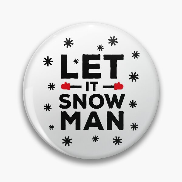 Item preview, Let It Snowman Funny Winter Pun designed and sold by Athlara.