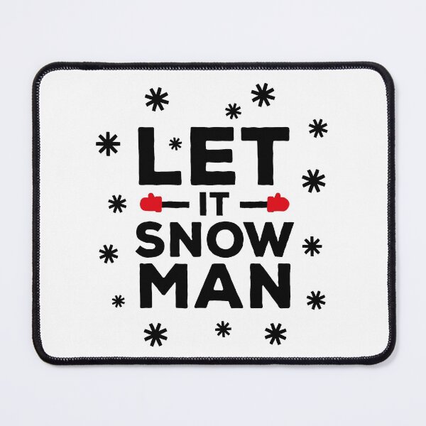 Item preview, Let It Snowman Funny Winter Pun designed and sold by Athlara.