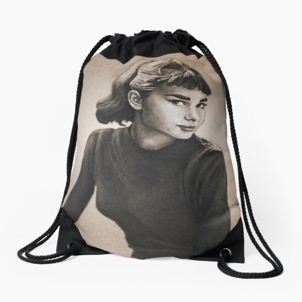 Vintage Audrey Drawstring Bag