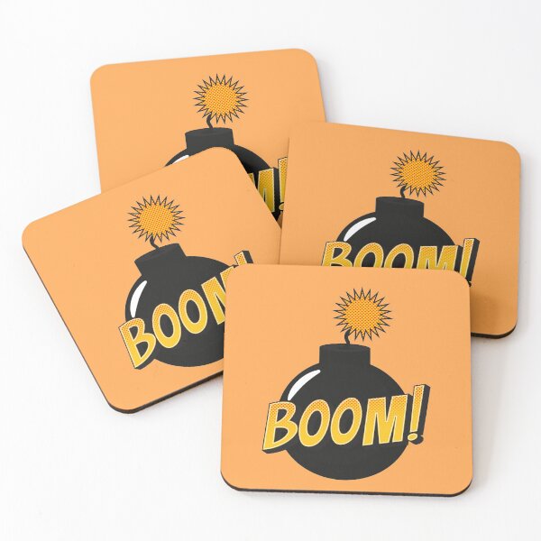 Item preview, BOOM! Bomb Pop Art Illustration - Cartoon Bomb Vector - Popart designed and sold by VizcwntGFX.