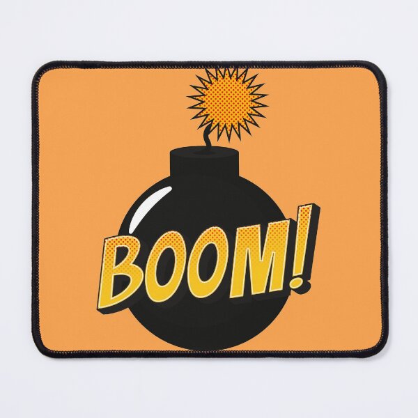 Item preview, BOOM! Bomb Pop Art Illustration - Cartoon Bomb Vector - Popart designed and sold by VizcwntGFX.