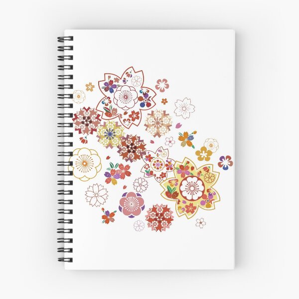 Item preview, Colorful Cherry Blossom and Plum Blossom in Japanese Art Style designed and sold by monodesigns.