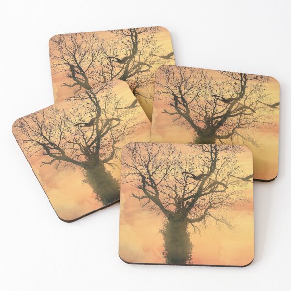 Item preview, Twisted Autumn Tree At Sunset designed and sold by miraminerva09.
