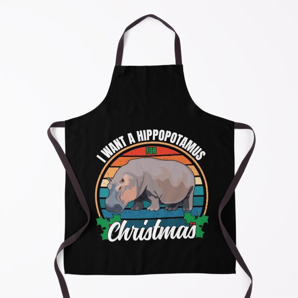 Artikelvorschau, Ich möchte ein Nilpferd für lustige Weihnachtsfeiertage entworfen und verkauft von GravitiTees.