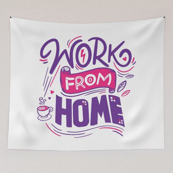 Item preview, Work from Home with a Cup of Coffee designed and sold by I'm  Redz.