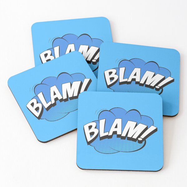 Item preview, BLAM! Explosive Pop Art Illustration - Cartoon Smoke Cloud Vector - Popart designed and sold by VizcwntGFX.