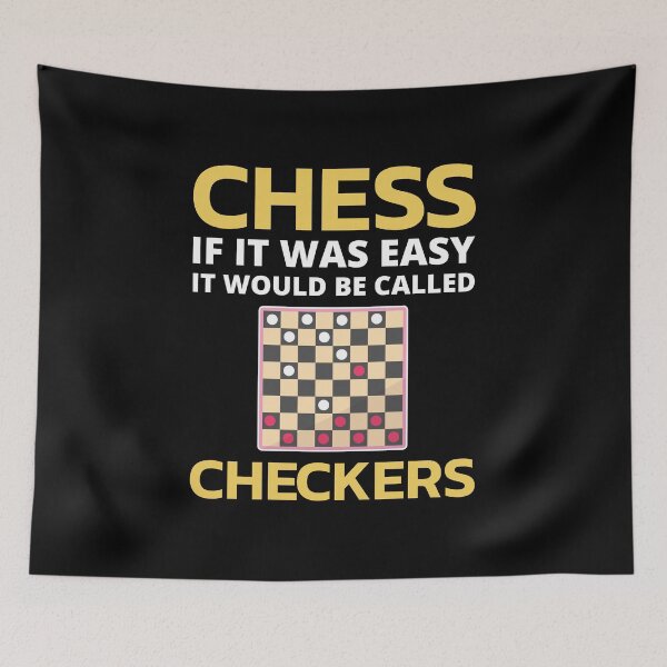 Item preview, Chess Checkers Draughts Strategy Board Games Funny designed and sold by TastefulTees.