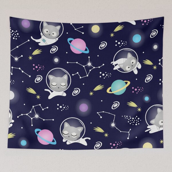 Item preview, Space Kitties designed and sold by DAFIN.