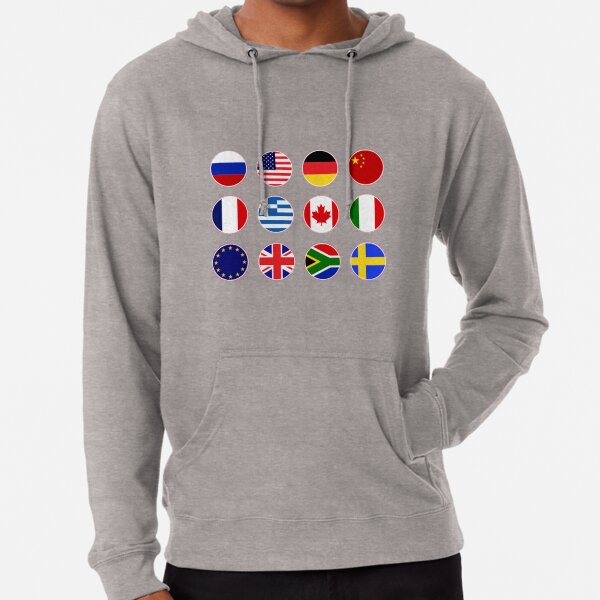 FASHION#CC Mens Pullover Hoodie Sweatshirt with Pockets Weightlifting American Flag