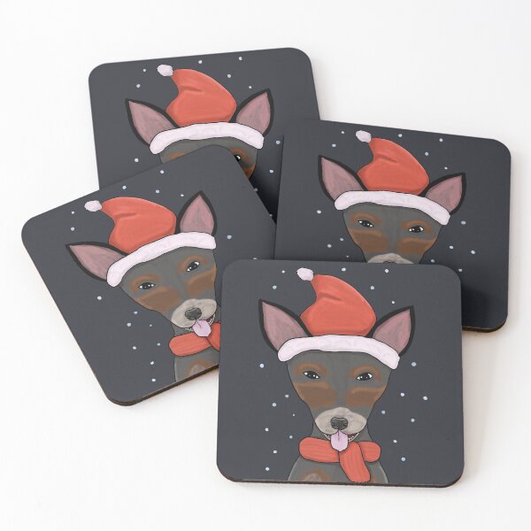 Item preview, Christmas rat terrier designed and sold by Antiope33.