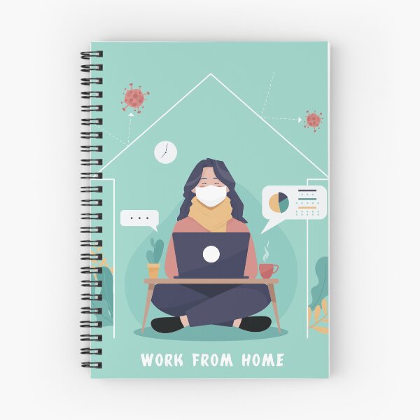 Item preview, Girl with Laptop | Work from Home designed and sold by I'm  Redz.