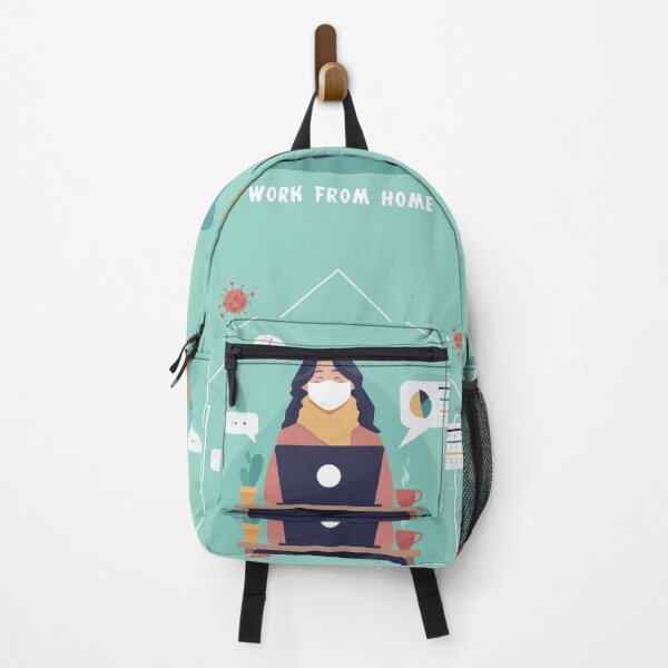 Item preview, Girl with Laptop | Work from Home designed and sold by I'm  Redz.