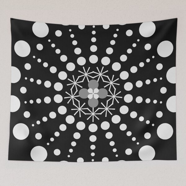 Item preview, Cute circular pattern of doodle. Lovely color. Vintage white dot pattern. designed and sold by yoonjolab.