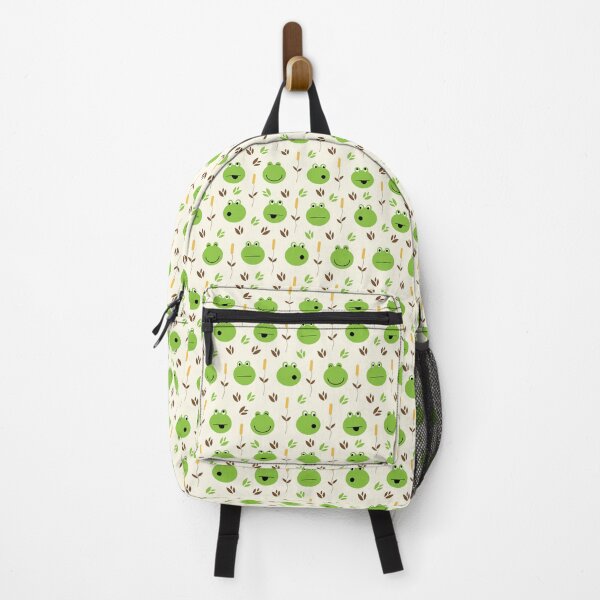 Item preview, Funny Frogs Pattern Amphibians Faces designed and sold by Art by Jess.