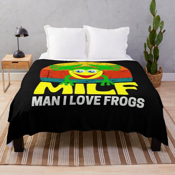 Item preview, Retro Vintage MILF Man I Love Frogs Funny Frog Lover designed and sold by RGRamsey.