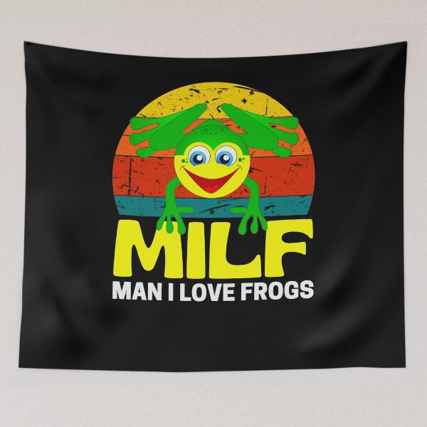 Item preview, Retro Vintage MILF Man I Love Frogs Funny Frog Lover designed and sold by RGRamsey.