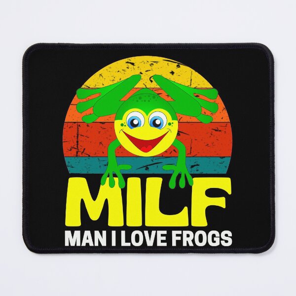 Item preview, Retro Vintage MILF Man I Love Frogs Funny Frog Lover designed and sold by RGRamsey.
