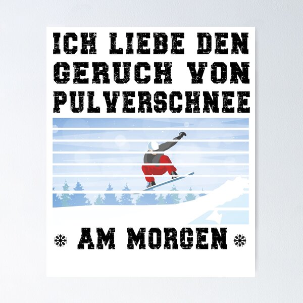 Item preview, I love the smell of powder snow - snowboard designed and sold by dJ-Design.