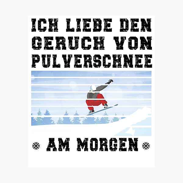 Item preview, I love the smell of powder snow - snowboard designed and sold by dJ-Design.