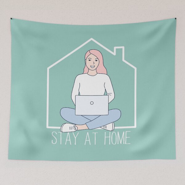 Item preview, Stay at Home Stay away from COVID-19 designed and sold by I'm  Redz.