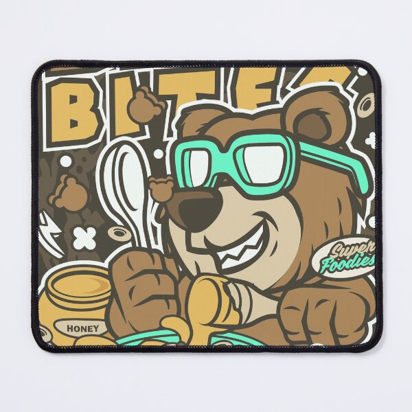 Item preview, Funny Chocolate Honey Bear cute cartoon design designed and sold by micreations.