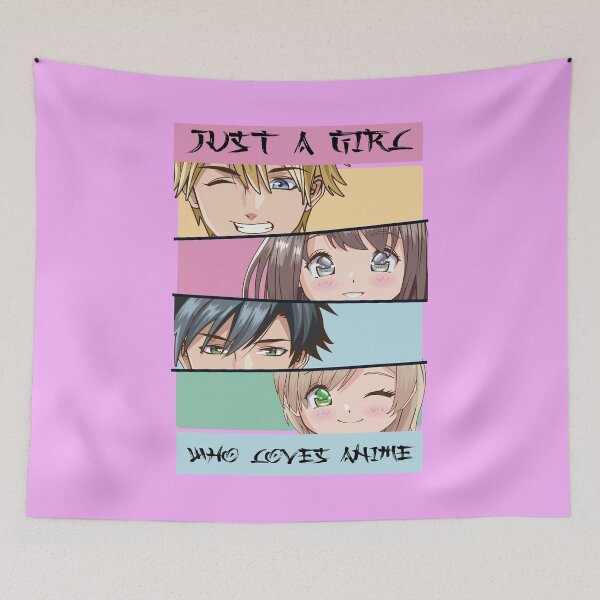 Item preview, Just a Girl Who Loves Anime - Anime Girl Gift Girl Funny designed and sold by Hero Prod.